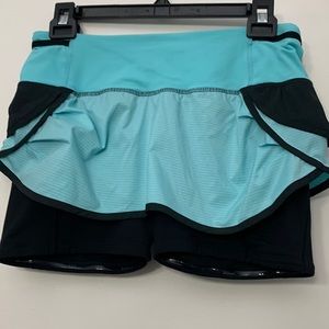 Lululemon Run Speed Squad Skirt with built in shorts